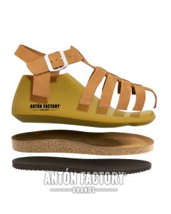 Corte Sandalia Bios Birk Corcho Saint Tropez