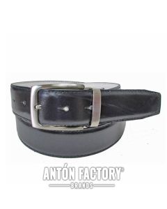 Emilio Faraoni Cinturón Cuero Reversible -1