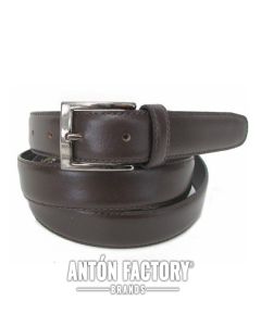 Emilio Faraoni Cinturón Hombre Cuero Liso 30 mm Ref: 4644 Extra Largo