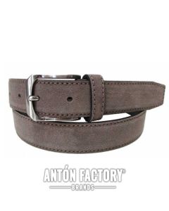 Emilio Faraoni Cinturón Hombre Cuero Serraje 35 mm Ref: 4704