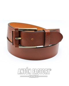 Emilio Faraoni Cinturón Hombre Cuero Liso Abatanado 40 mm Ref: 5561