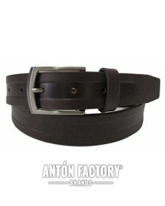 Emilio Faraoni Cinturón Hombre Cuero Liso Abatanado 35 mm Ref: 5004