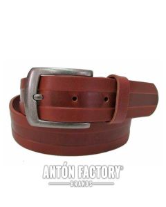 Emilio Faraoni Cinturón Hombre Cuero Liso Abatanado 40 mm Ref: 5003