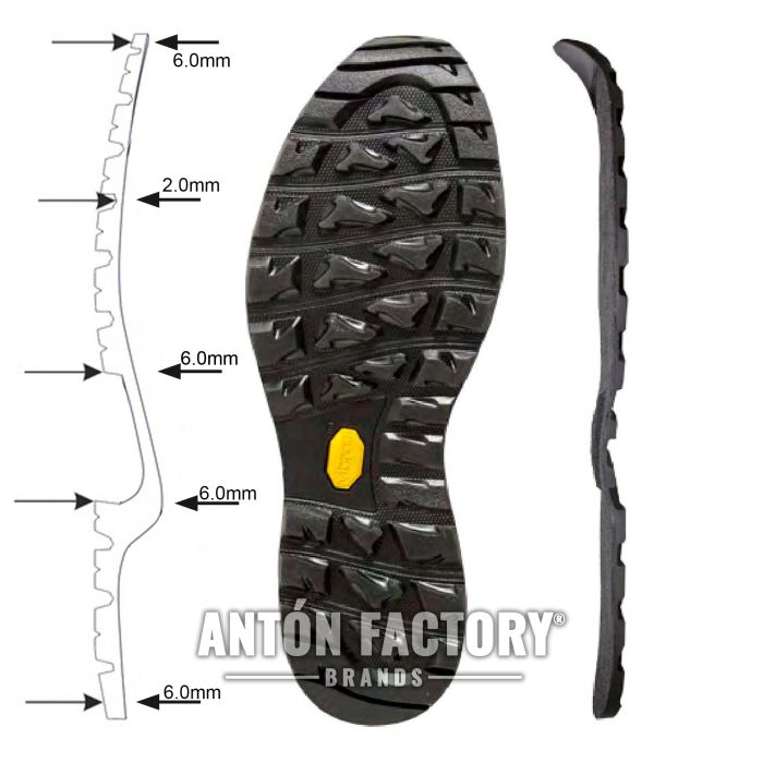 VIBRAM PISO SUELA CALZADO art. 298C PREDATOR II