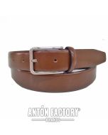 Emilio Faraoni Cinturón Hombre Cuero Liso Extra Largo 35 mm Ref: 5378