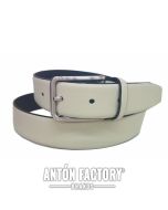 Emilio Faraoni Cinturón Cuero Reversible -1