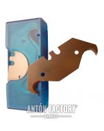 Cuchilla cutter calzado curva cerrada doble