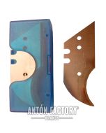 Cuchilla cutter calzado curva