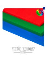 PLANCHA CALZADO MICROPOROSO EVA LISA COLORES