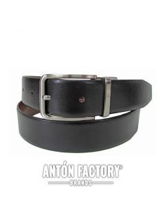 Emilio Faraoni Cinturón Hombre Cuero Liso Reversible 35 mm Ref: 5215