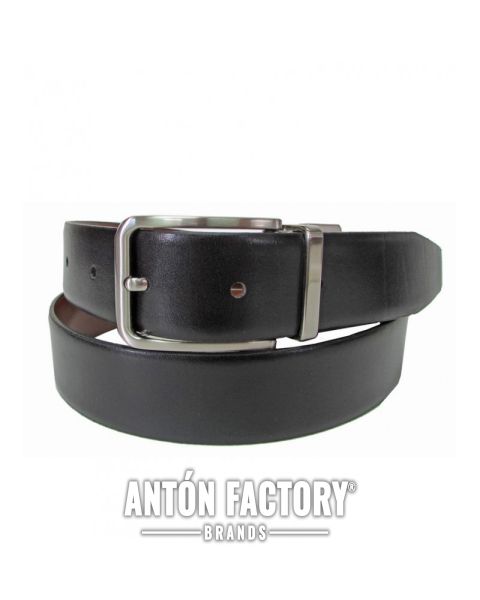 Emilio Faraoni Cinturón Hombre Cuero Liso Reversible 35 mm Ref: 5215
