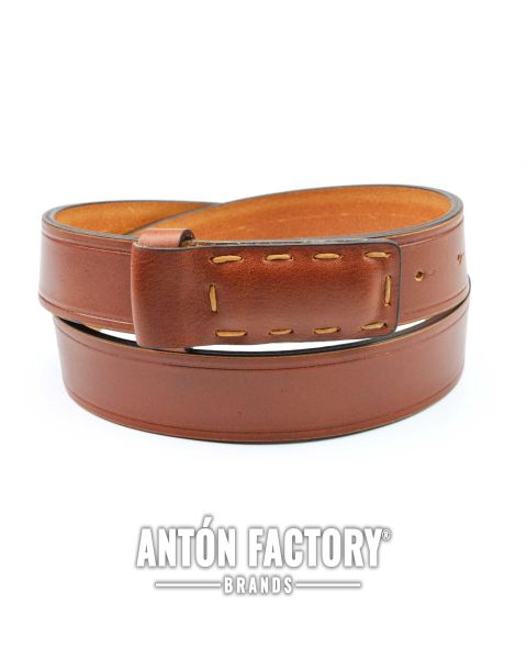 Emilio Faraoni Cinturón Hombre Cuero Liso Antialérgico 35 mm Ref: 5526